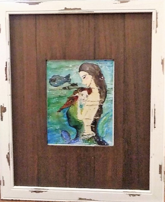 mermaid in frame